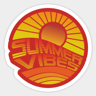 Summer Vibes Sticker